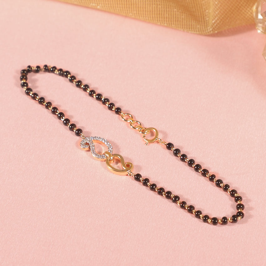 Ishani Diamond Mangalsutra Bracelet