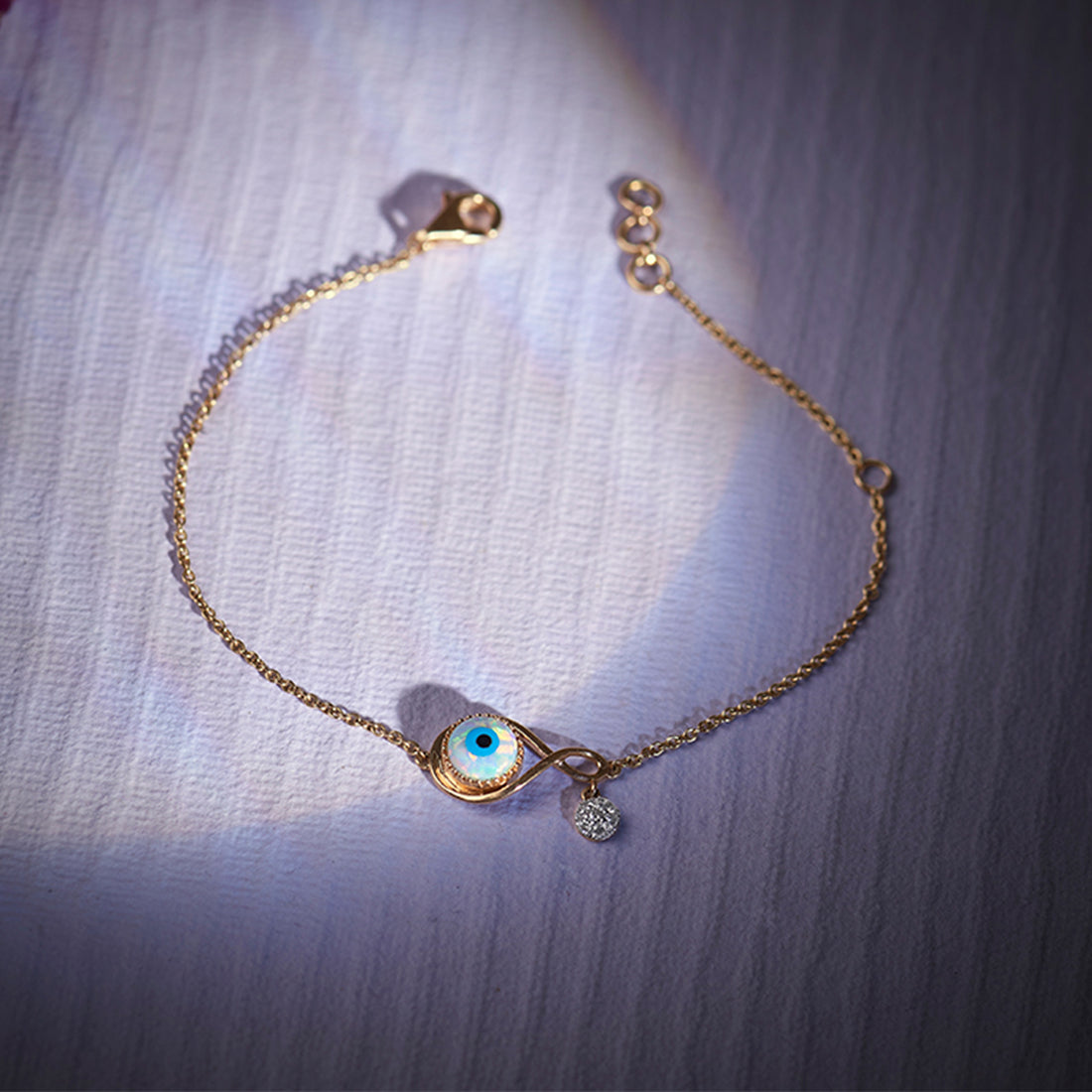 Infinity Evil Eye Chain Bracelet