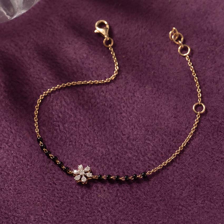 Anira Diamond Mangalsutra Bracelet