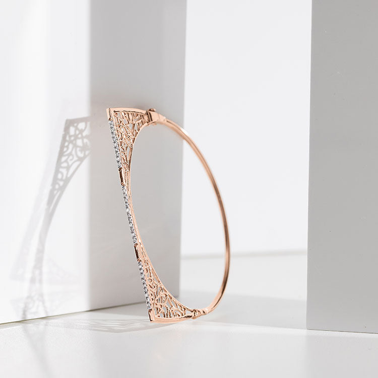 Sparkly Lattice Diamond Bracelet