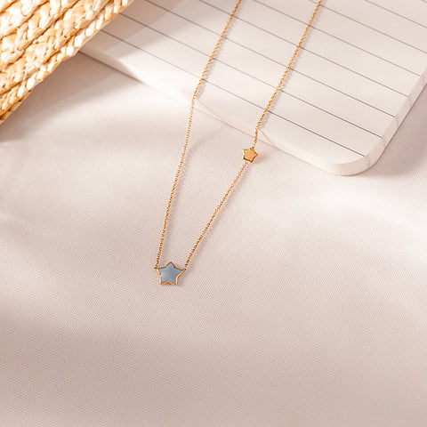 Twinkling Star Kids' Gold Necklace