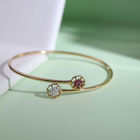 Pansy Gemstone Bracelet