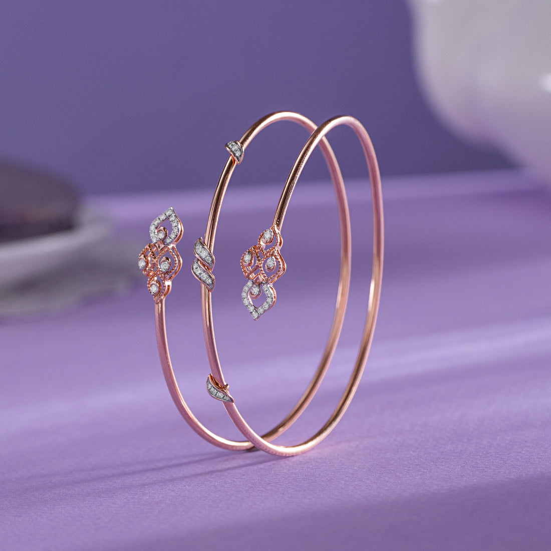 Gracy Spiral Diamond Bracelet