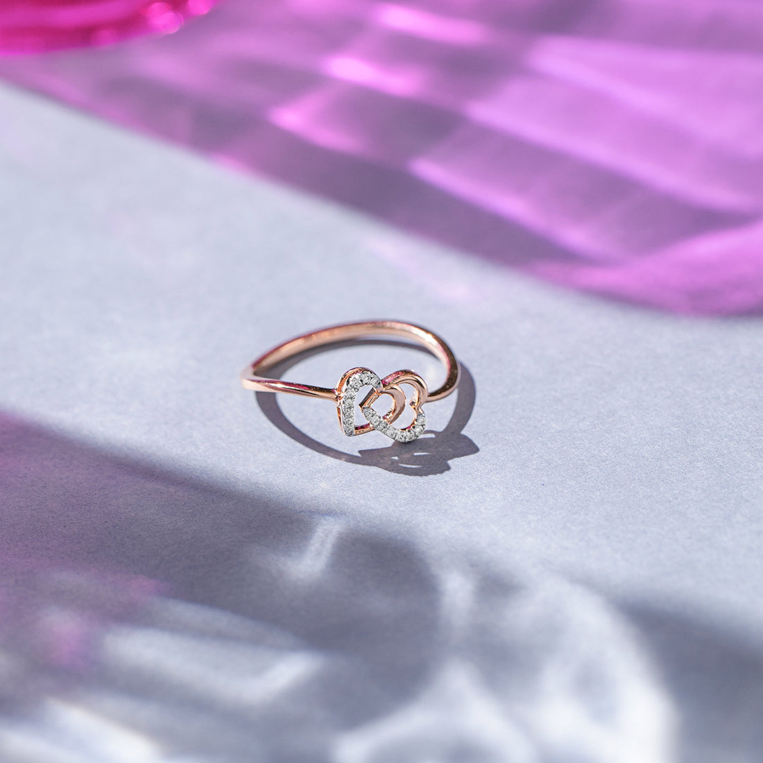 Tangled Heart Diamond Ring