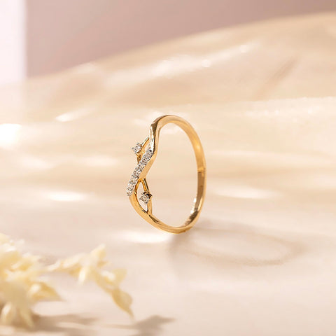 Sparkle Intertwined Infinity Diamond Ring