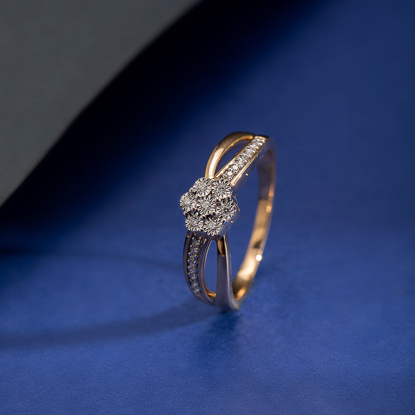 Cluster Miracle Plate Ring