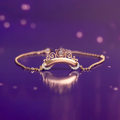 Cinderella Persoanlised Crown Bracelet