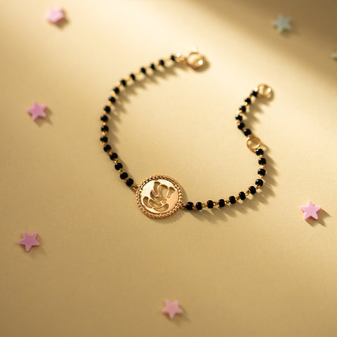 Ganesha Baby Nazaria Gold Bracelet
