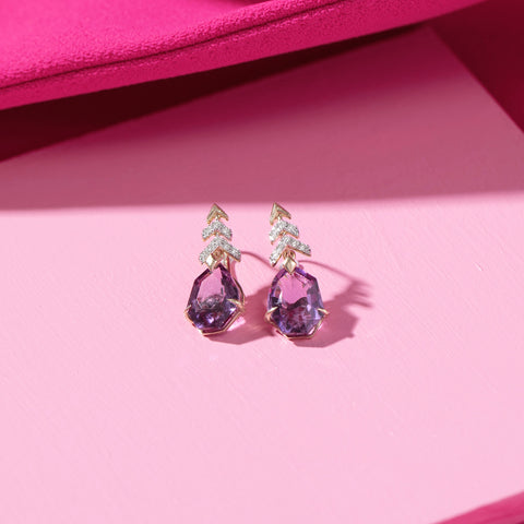 Define your Victory Gemstone Earrings