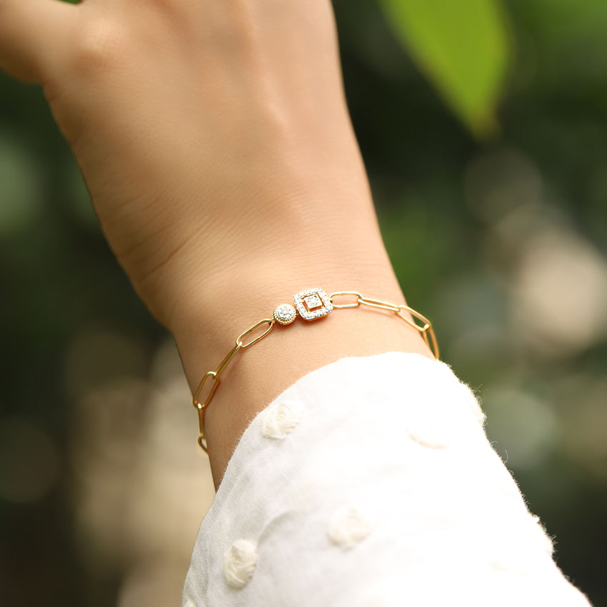 Gleam Quad Diamond Bracelet