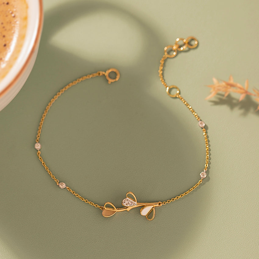 Adorable Clover Diamond Bracelet