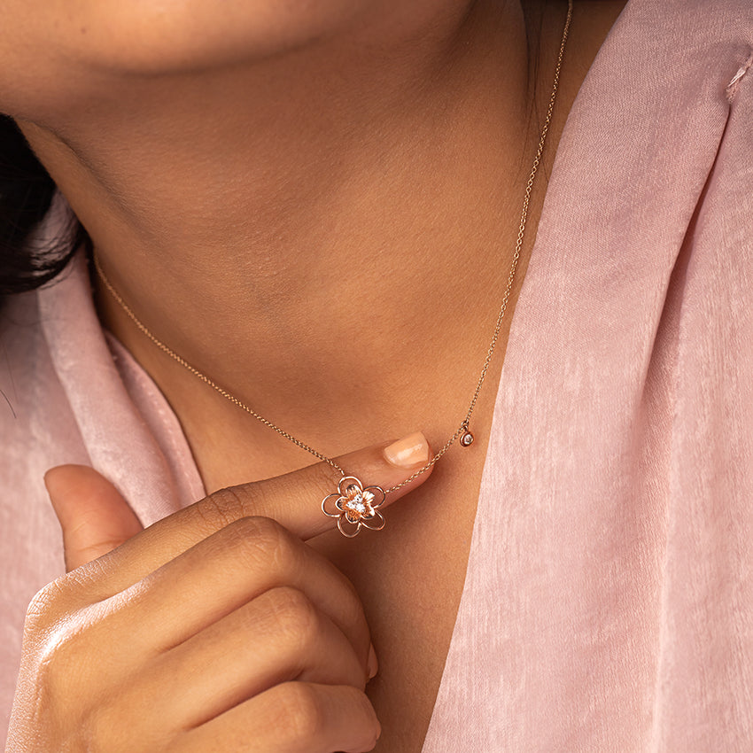 Florence Bloom Diamond Necklace