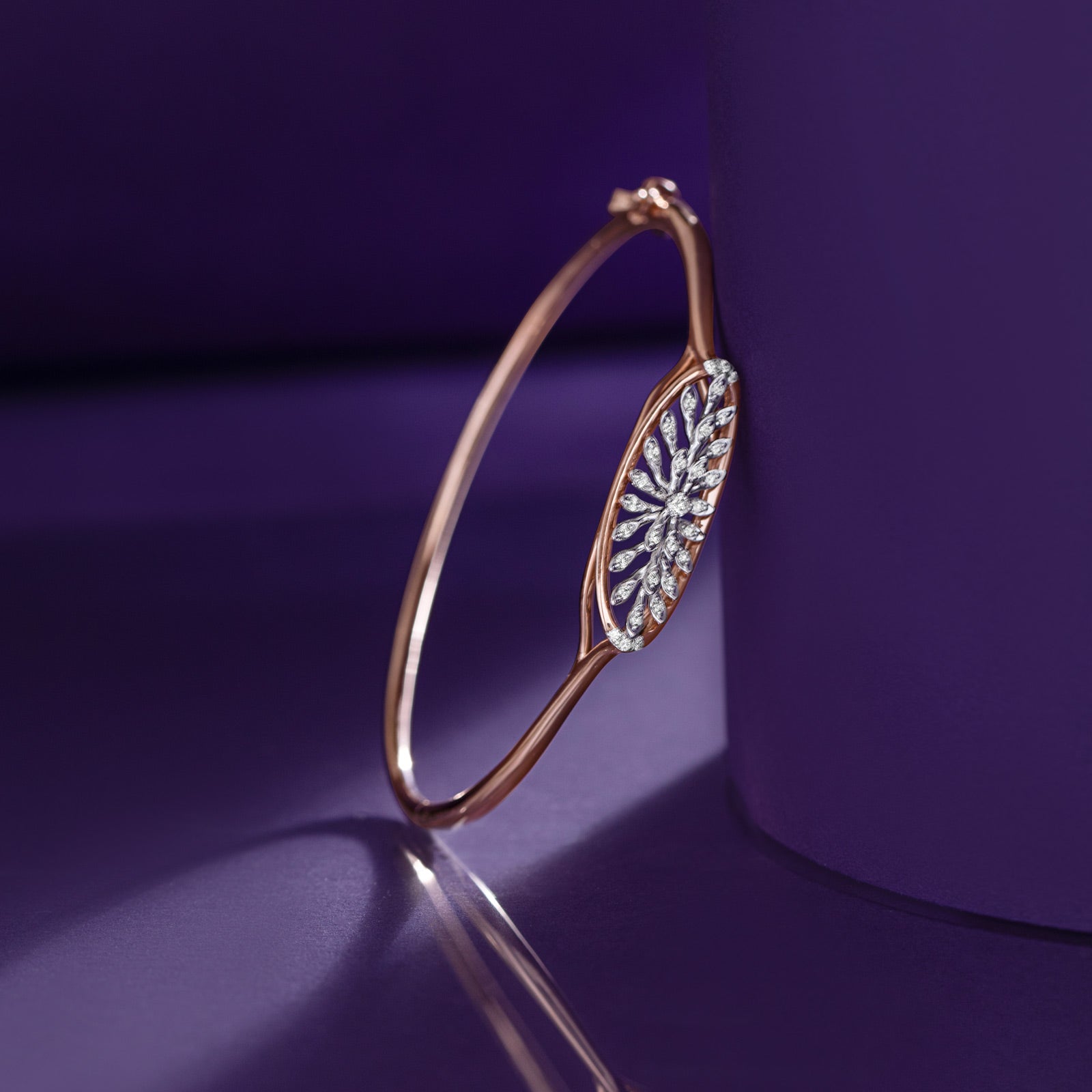 Radiant Roots Diamond Oval Bracelet