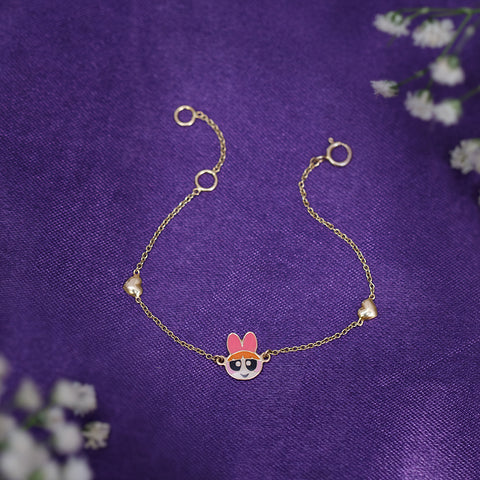 Pretty Blossom Kids' Gold Bracelet