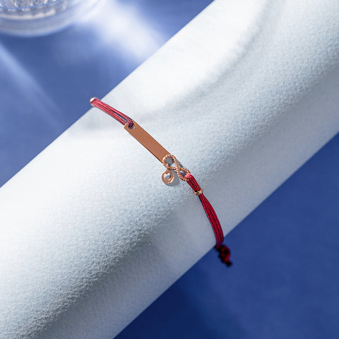 Infinity Personalised Gold Bracelet
