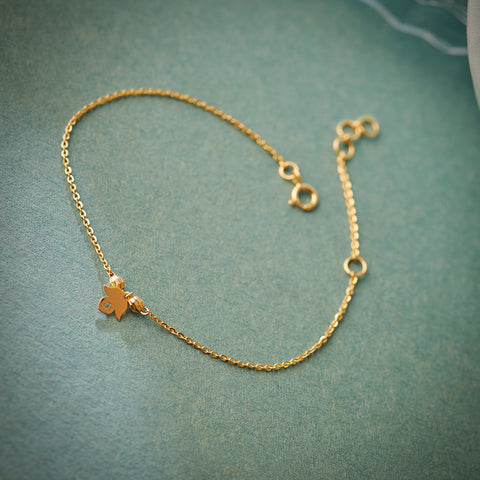 Tulip Trail Gold Chain Bracelet