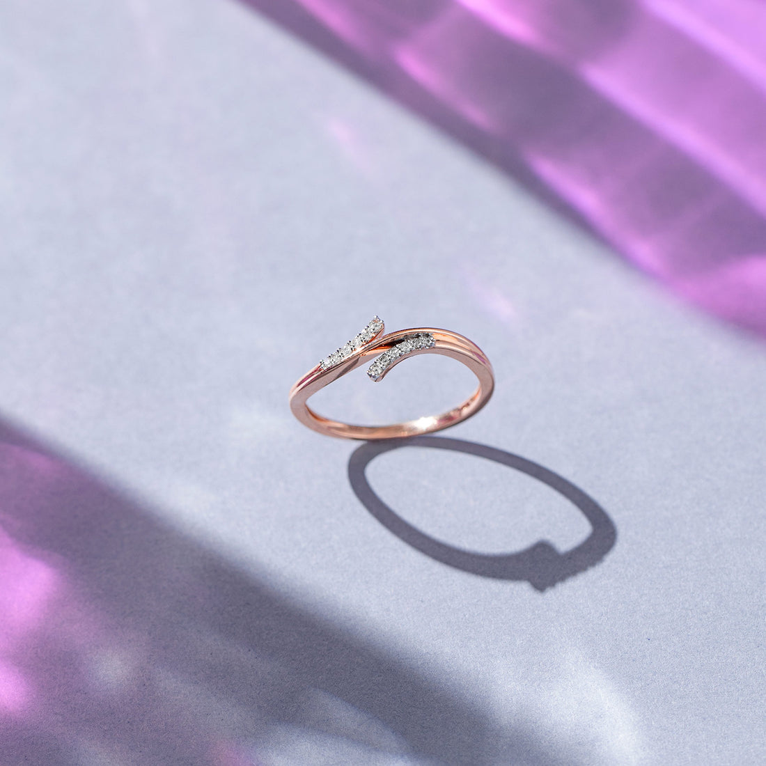 Classic Treble Diamond Ring