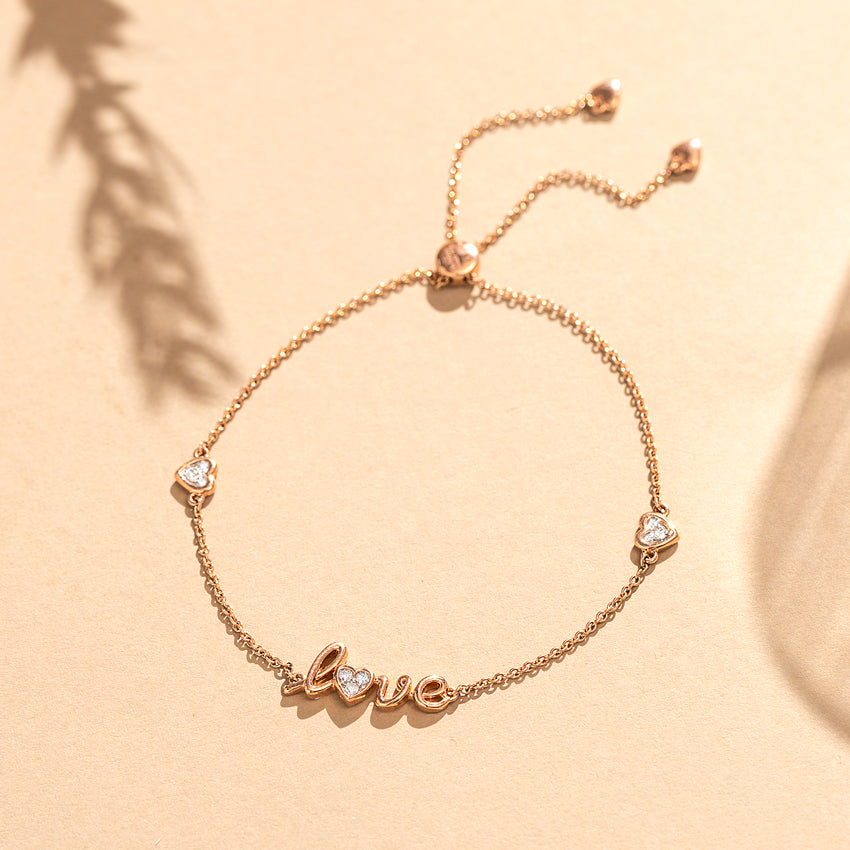 Adore Diamond Adjustable Bracelet