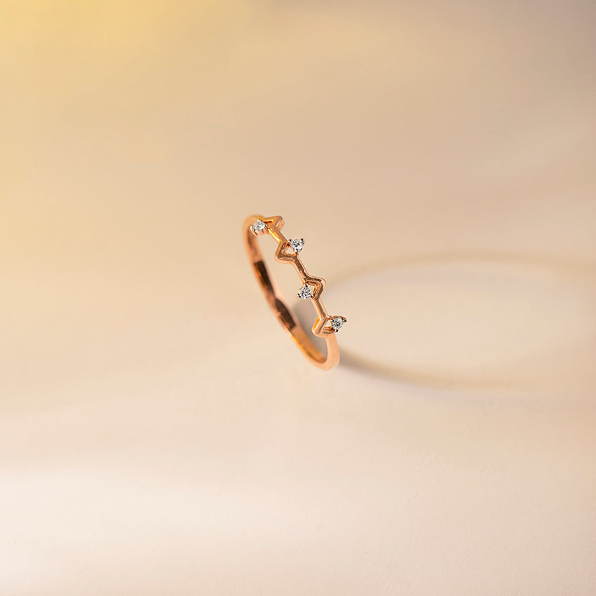 Classic Geometric Diamond Band