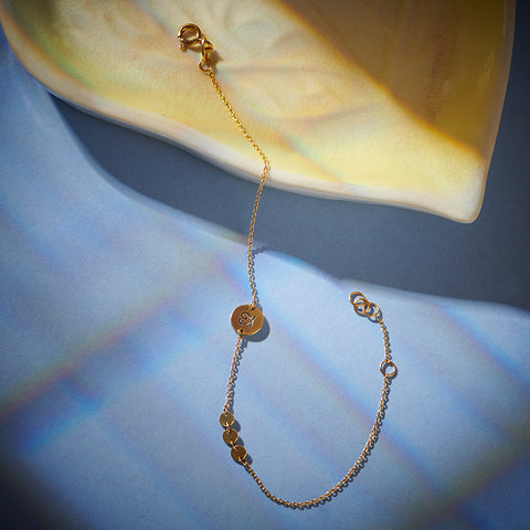 Looped in Love Gold Bracelet