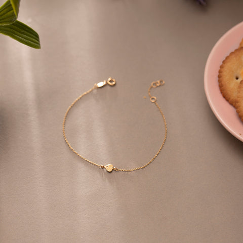 Classic Heart Gemstone Bracelet