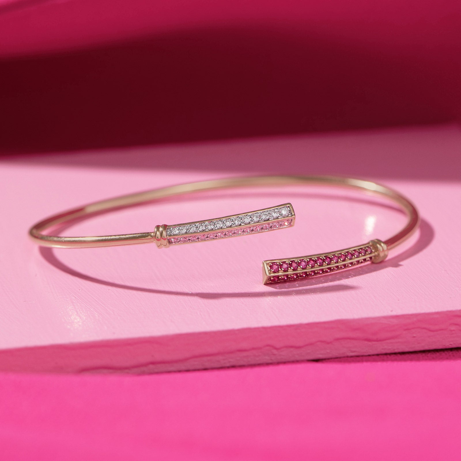 Rosette Gemstone Bracelet