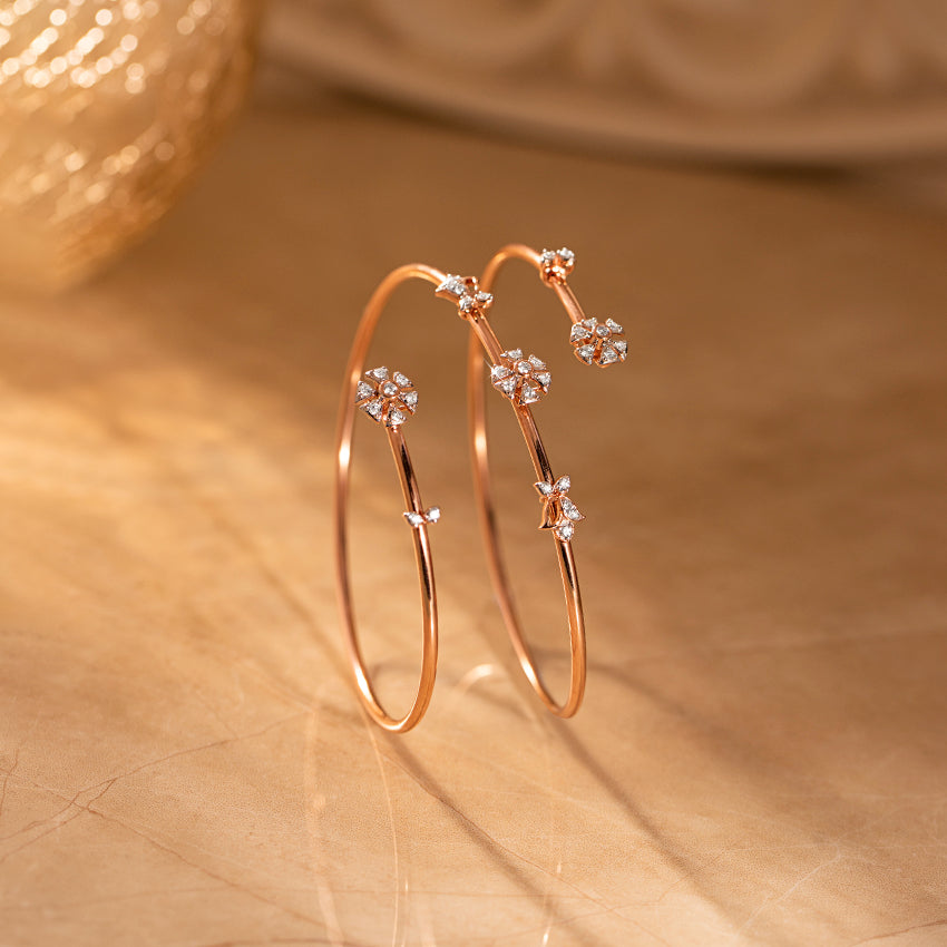 Belleza Spiral Diamond Bracelet