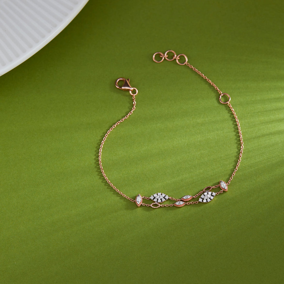 Charming Canopy Diamond Chain Bracelet