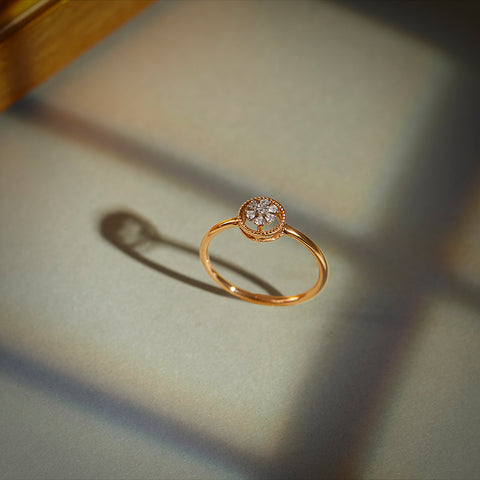 Posy Cluster Diamond Ring