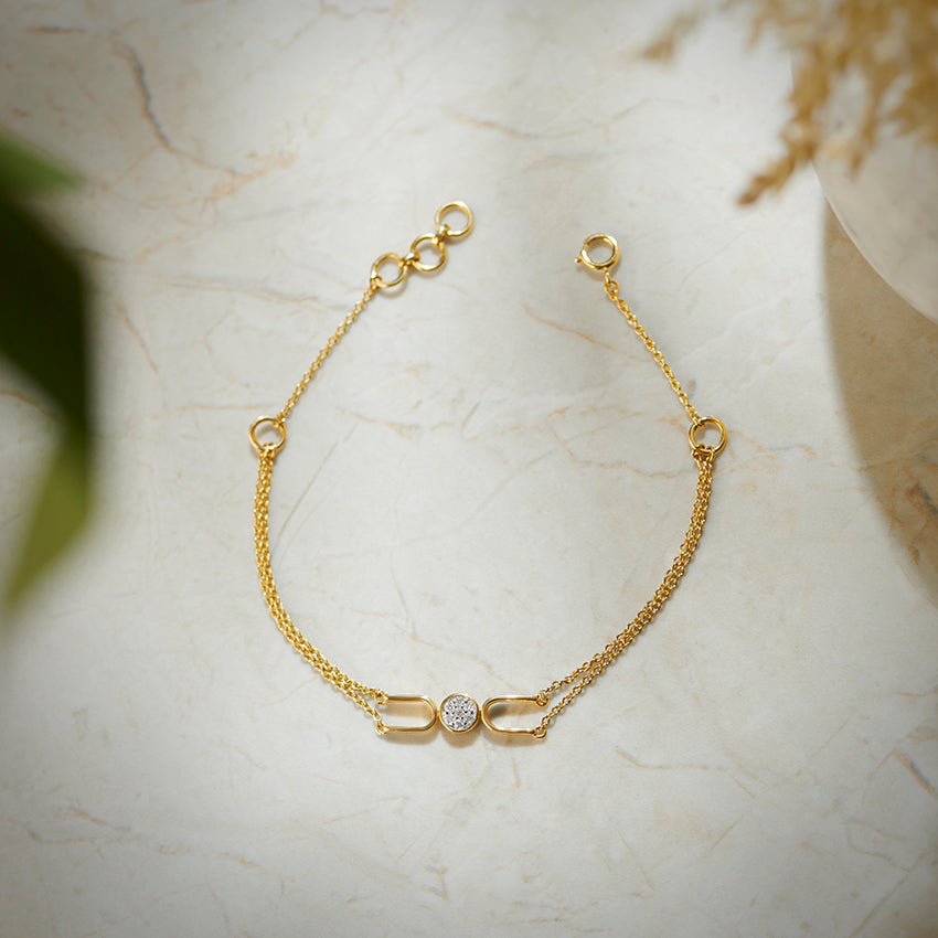 Elia Hug Diamond Bracelet