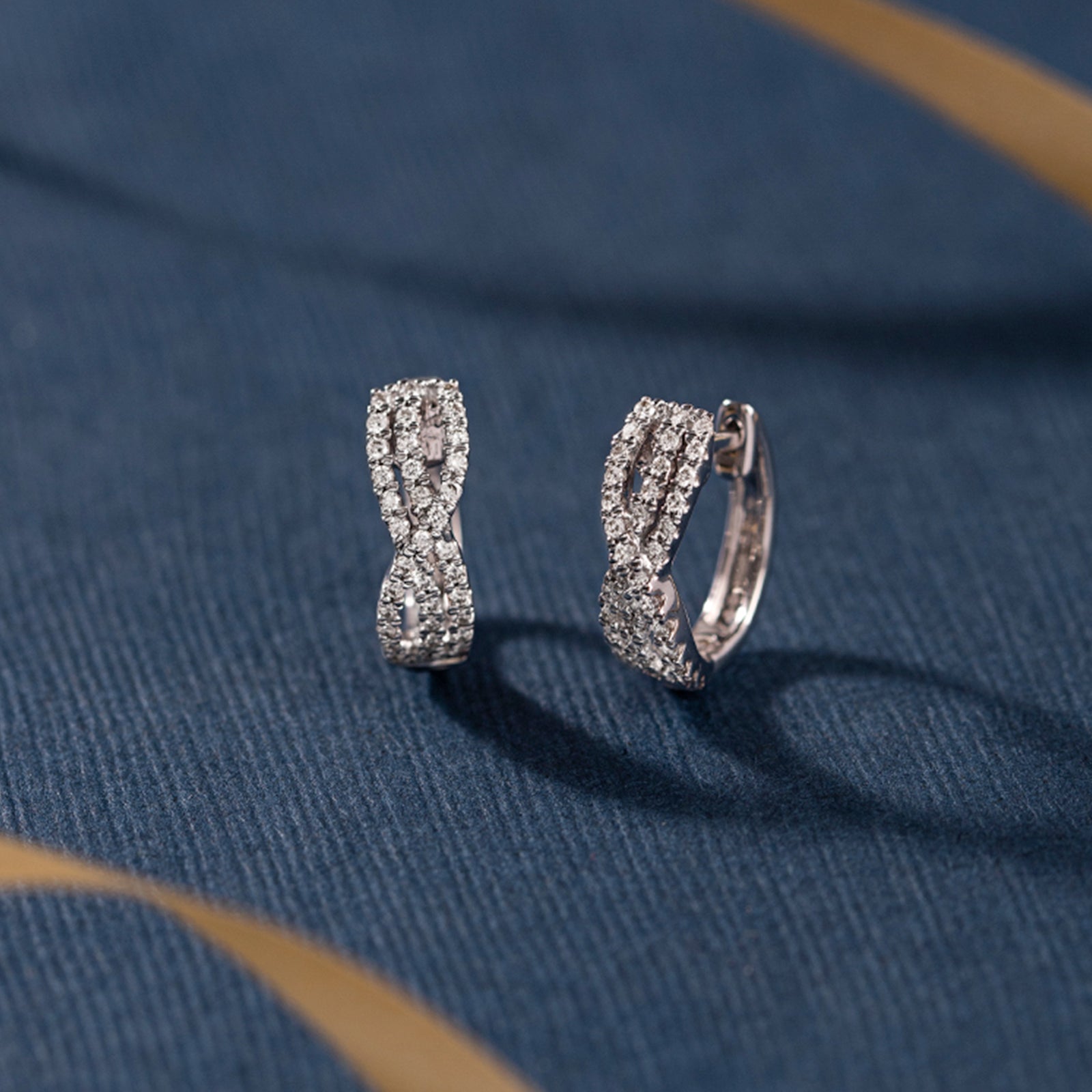 Lovise Diamond Hoop Earrings
