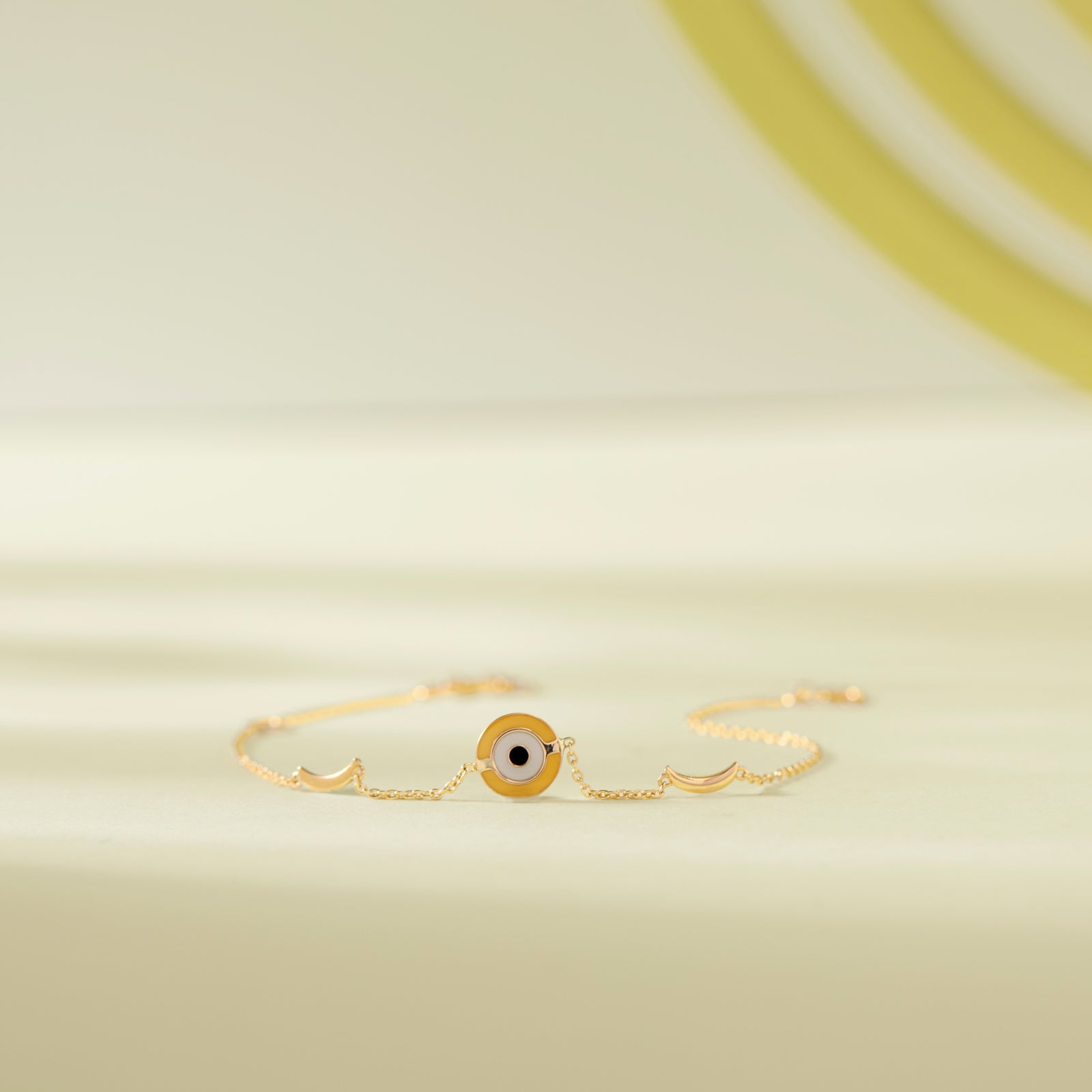 Banana Minion Gold Chain Bracelet