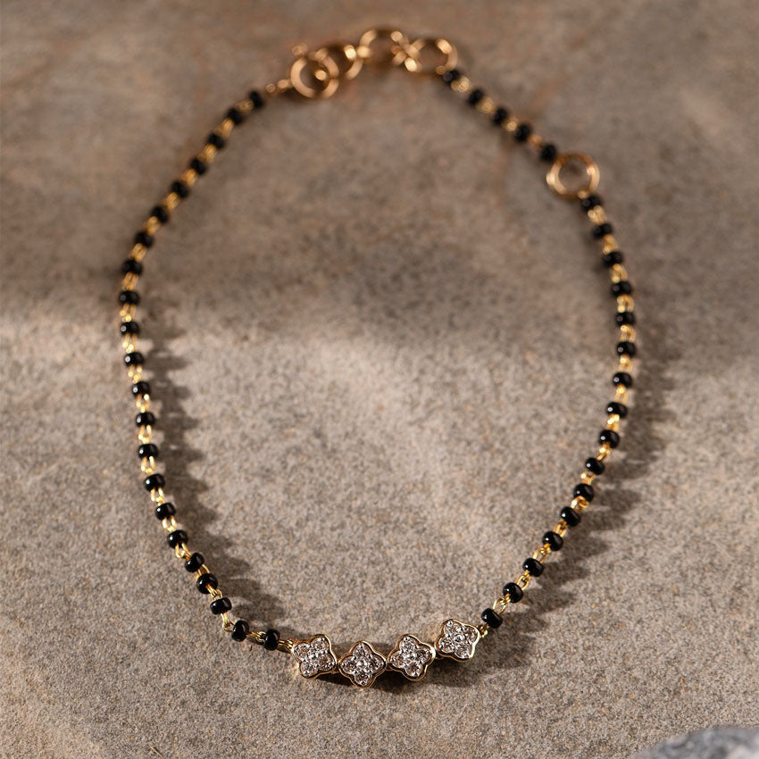 Eshani Diamond Mangalsutra Bracelet
