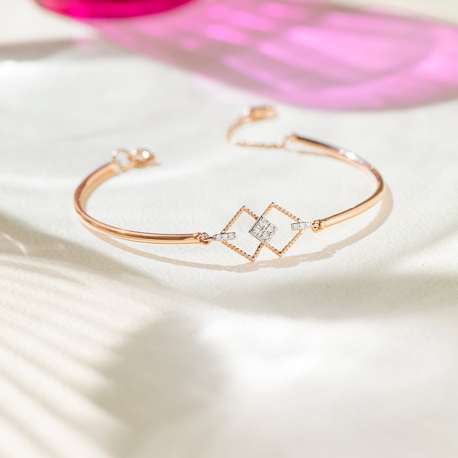 Layla Diamond Tube Bracelet