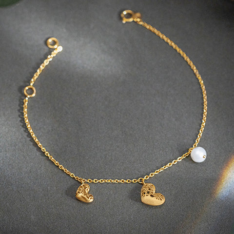 Evans Cutout Pearl Bracelet