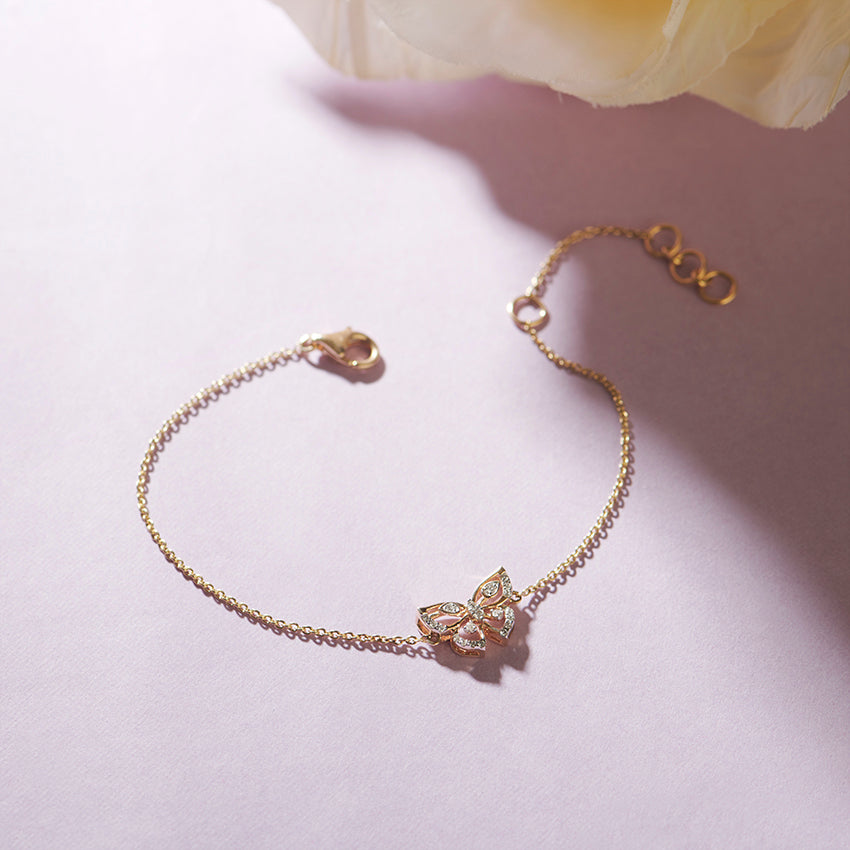Fluttering Papillon Diamond Bracelet