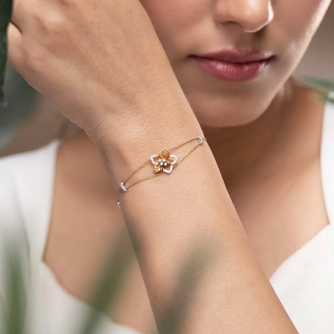 Charming Bloom Diamond Bracelet