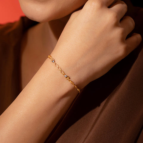Sparkle 22KT Gold Bracelet