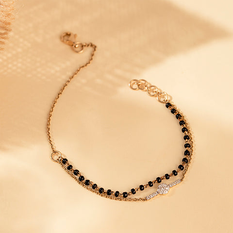 Mihika Diamond Mangalsutra Bracelet