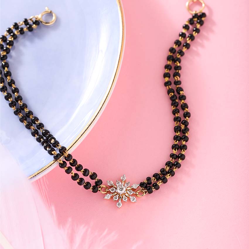 Vedika Diamond Mangalsutra Bracelet