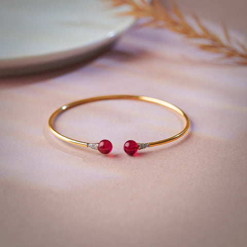 Charming Cherry Gemstone Bracelet