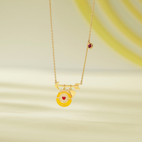 Minion Gemstone Personalised Necklace