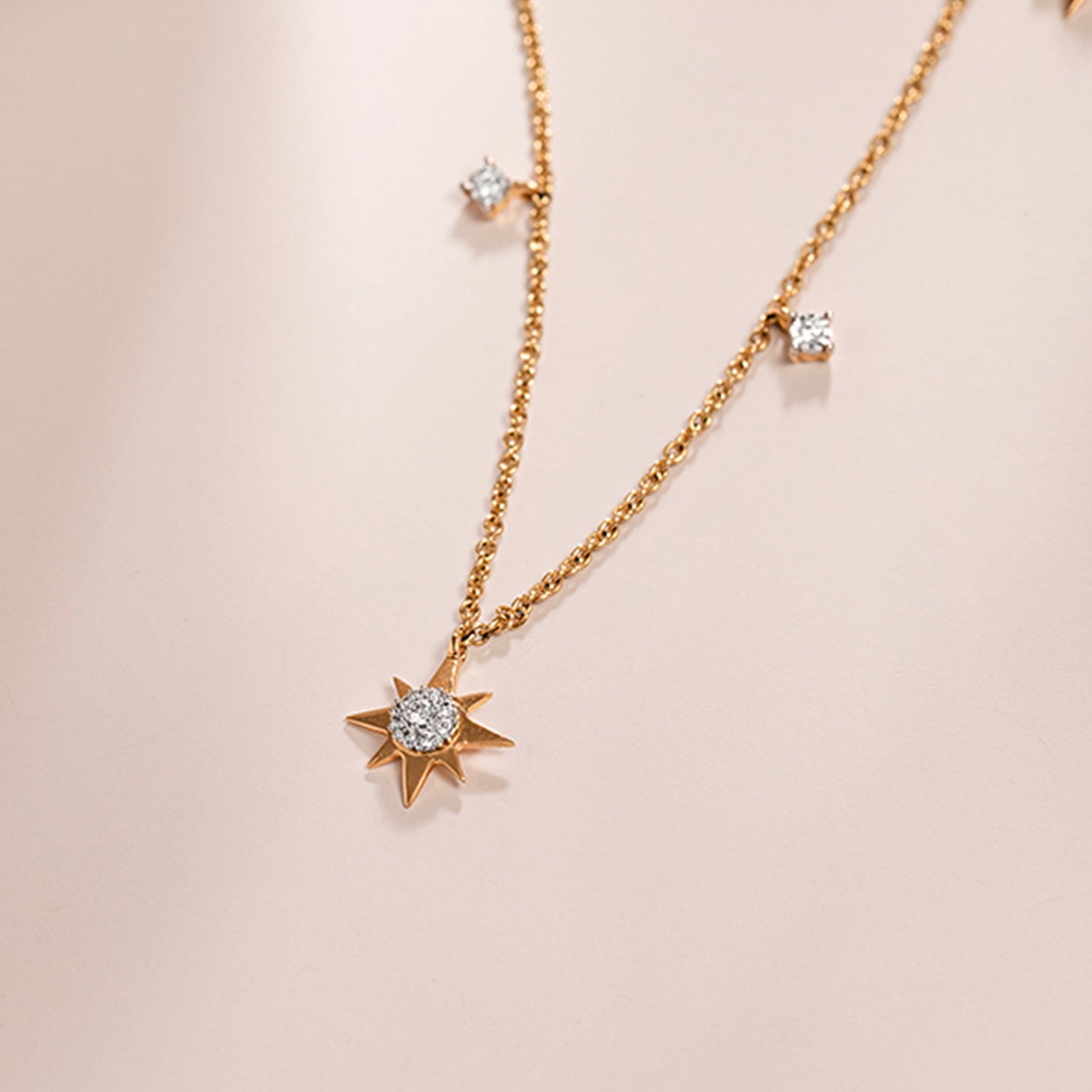 Twinkling Stars Fine Diamond Necklace