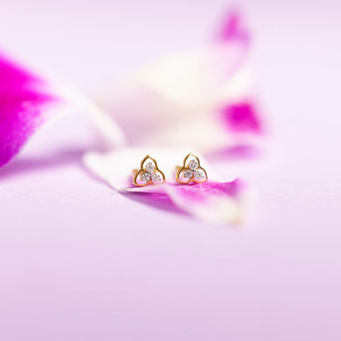 Fairy Multipierce Diamond Stud Earrings