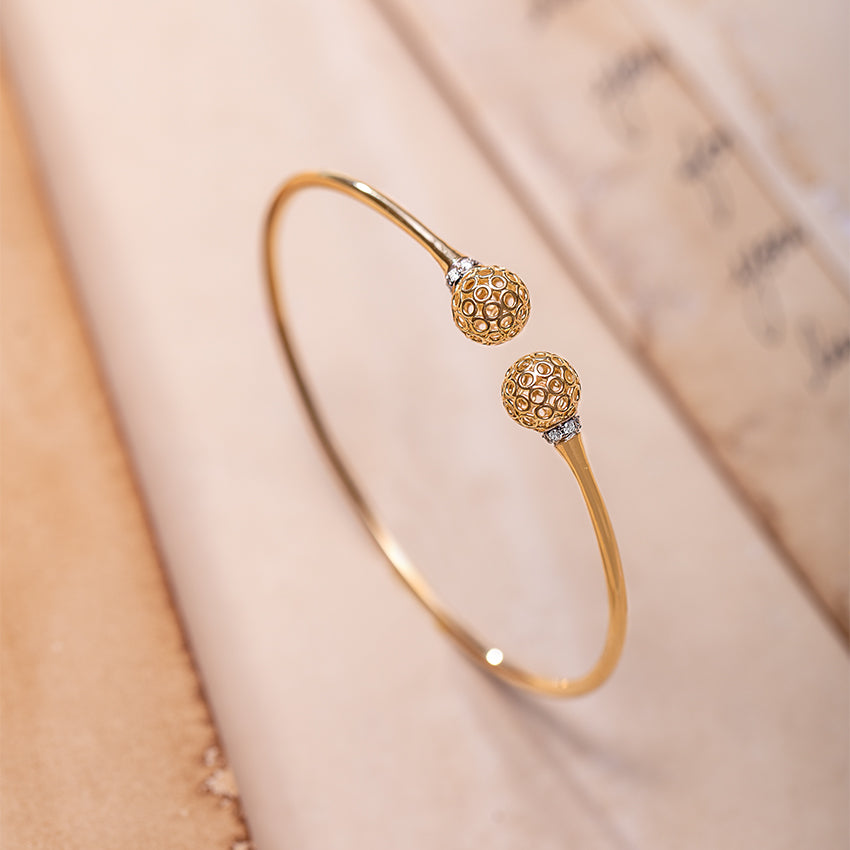 Orb Lattice Diamond Bracelet