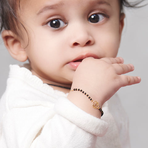 Ek Onkar Baby Nazaria Gold Bracelet