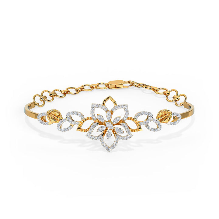 Dazzling Lily Diamond Bracelet