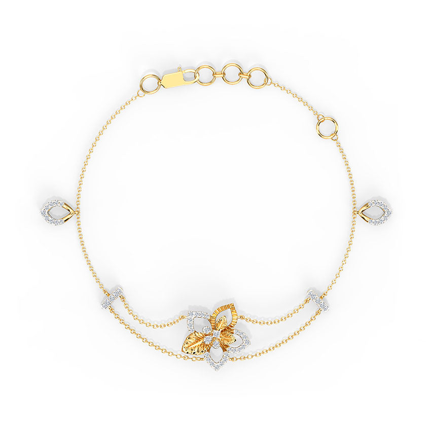 Charming Bloom Diamond Bracelet