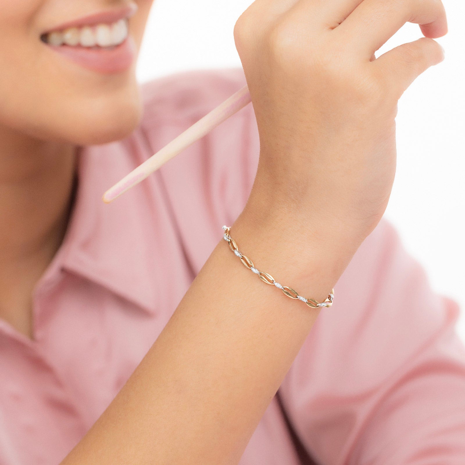 Tinkle Diamond Tennis Bracelet