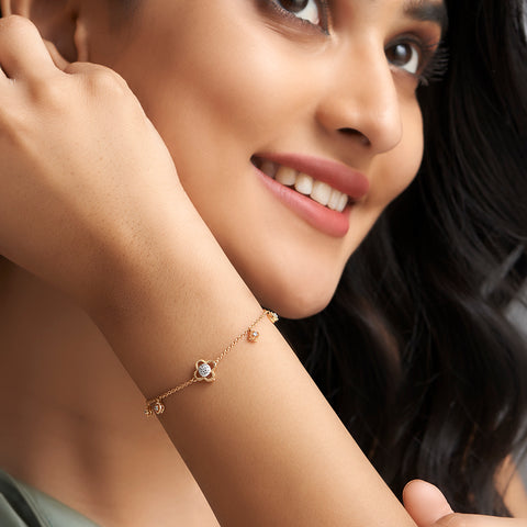 Flaviana Clover Diamond Bracelet